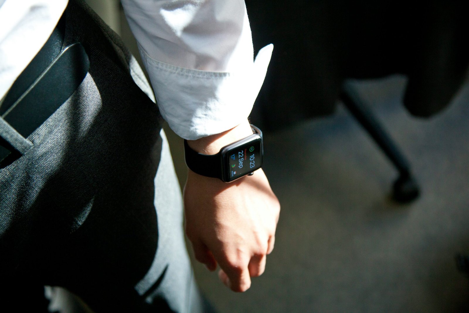 Apple Watch on person's wrist